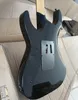 6 Strings Black Electric Guitar with Floyd Rose Rosewood Fretboard Customizable