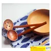 200 st träkortabell Turtle Soup Spoon Japanese Ramen Wood Long Handle Colander Hot Pot Spoon Praktiskt och hållbart