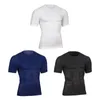 Männer Body Shaper Engen Bauch Taille Abnehmen Nahtlose Strick Weste Kurzarm Korsett T-shirtp1