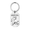 Party Favor Funny Cartoon Keychain Prank Toys Day Day Presente para namorada/namorado Favorias de cartas personalizadas Drop de dhh5c