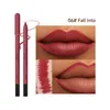 Lip Pencils 8 Colors Matte Lipstick Pen With Sharpener Professional Veet Waterproof Pencil Smooth Lipliner Beauty Dheuz