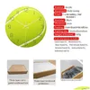 Wall Clocks Home Decor Mute Quartz Plexiglass Surface Acrylic Sport Tennis Ball Plate Fan Living Room Drop Delivery Garden Dhb06