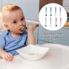 Dinnerware Sets 8pcs Spoon Fork Replacement Stainless Steel Toddler Gift Boys Girls Dishwasher Safe Rustproof Kids Cutlery Set Cute Utensils