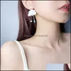 Charm Asymmetry Design Plush Cloud Star Drop Earrings for Women Fashion Ear Ring Jewelry Vintage Unique Clip Party Earring Stud Deliv Otdp8