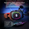 Redragon H510 Zeus X Wired Gaming Headset RGB Beleuchtung 7.1 Surround Sound Multi-Plattform-Kopfhörer Funktioniert für PC PS4