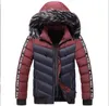 Winter Jacket Men 2023 Fur Collar Hooded Thick Warm Cotton Outwear Man Patchwork Parka and Coats Windbreaker Parkas Male L-5XL