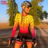 사이클링 저지 세트 ODA 여성용 점프 슈트 트라이 애슬론 긴 소매 Skinsuit Maillot Ciclismo 자전거 의류 자전거 셔츠 230113