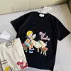 Camisetas masculinas designer de verão masculino curto t homem feminino tshirts unissex camisetas shorts shorts mangas 6 opções roupas s-4xl nog3