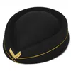 BERETS N58F Stewardess Hat Beret Women Air Hostesses Party Hats Costume Formal Uniform Caps Tillbehör