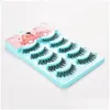 偽のまつげストリップラッシュビューティーエッセンシャルセットハンドメイドのCRISSCROSS EYE LASH EXTREANISTOULS 60ペアドロップデリバリーヘルスメイクDHPSC