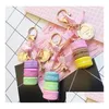 Party Favor Aron Cake Key Sain Fashion Cute Brelkain Bag CHARM CAR PIERod