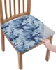 Stoel omvat militaire blauwe camouflage elasticiteit cover kantoor computer zitbeschermer beveiliging behuizing huis keuken eetkamer slipcovers