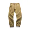 Men's Pants Trendy Straight Cotton Men Casual Loose Baggy Trousers Streetwear Leisure Spring Autumn Cargo Clothing
