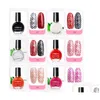 Vernis à ongles nouvelle mode spécial 26 couleurs en option pour Nail Art Stam Print 10Ml livraison directe 202 Dh801