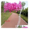 Party Decoration Romantic Wedding Cherry Flower Tree Road Cited Arch Bride and Groom P Ographing Props M￥nga f￤rger tillg￤ngliga Drop de DHW8Q