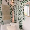 Fiori decorativi 2.1M Simulazione Pianta verde Stampa a colori Vite Soggiorno El Decorazione Foglia Arrampicata Tigre Rattan