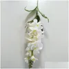 Dekorativa blommor kransar 3st/parti simation hyacint blomma konstgjorda v￤xter delphinium vardagsrum br￶llop dekoration falsk drop dh2ha