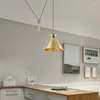 Pendant Lamps Modern LED Lights Copper Kitchen Dining Room Hanging Indoor Living Lighting Restaurant Light Fixtures