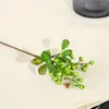 Decorative Flowers 1 Pc Artificial Berry Red Bean Fake Small Bacca Fruit Branch Christmas Home Decoration Accessories Plant