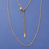 Correntes para descobertas de jóias componentes que fazem homens homens diy aço inoxidável ouro bandeira prateada com serpente de gargantilha atacado 40cm