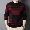 Herentruien modeontwerper luxe streetwear gebreide pullover voor mannen heren high-end herfst en winter casual alfabet trui 2023