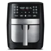 Gourmia 8 Qt Digital Air Fryer with Fryforce 360​​およびGuided Cooking Black