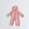 Jumpsuits MILANCEL 2023 Autumn Baby Rompers Toddler Bear Hoodie Suit Boys Outfit Girls