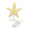 Christmas Decorations Decor Glitter Star Shape Topper Create Warm Party Atmosphere For Table Bookshelf Fireplace