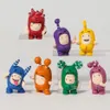 Action Toy Figures 7pcs/set Anime Cartoon Oddbods Cute Toys Dolls PVC Figures Collectible Model Gift 230113