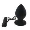 Ögonbrynverktyg Stencils Butt Plugs Analsex Super Big Size 7 Mode vibrerande Sile Vibrator Enorm Plug Unisex Erotic Toys Drop Dhyup