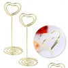 Party Decoration Holder Table Holders Poplace Stand Number Clip Name Picture Menu Clips Wedding Memo Cards Heart Paper Note Shaped D Dh8Ne