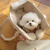 Housses de siège de voiture pour chien sac à bandoulière bord doux chat transporter animal de compagnie respirant confortable Portable fournitures de voyage en plein air