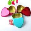 Presentförpackning 100 st Heart Shape Metal Tin Candy Box Hearted-form Wedding Favor Favors Party