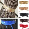 Belts Bow-knot Wide Belt For Women Multi-functional Scene Tie-in Waistband Durable Various Styles Dress Coat Decoratiion Casual