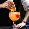 Occhiali da vino margarita golena chicetta in stile cristallo cocktail gamberetti con clip per supporto bottiglia grande gambo senza piombo