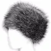 Czapki rowerowe 2023 zimowe damskie rosyjskie Ushanka Cossack Faux Fur Snow Hat cieplej nauszniki narciarskie Outdoor pałąk