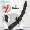 Anal Toys Pomelok 3 Motorvibrator Gay Prostate Massager Pärlor Butt Plug Male Masturbator Sex For Women Män Vuxna 230113