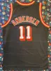 Custom Chris Birdman Andersen Basketball Jersey Mens 여성 청소년 청소년 스티치 블랙 모든 이름 번호 유니폼