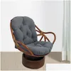 Coussin/oreiller décoratif rotin texturé coussin de chaise berçante pivotant 48 x 24 patins de meubles de patio Drop Delivery Home Garden Textile Dhr0S