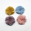 Decoratieve bloemen 10 stks chiffon kunstmatige bloem handgemaakte doe -het -zelf stof voor bruiloftsfeest ambachtelijke huizendecoratie