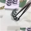 Cílios falsos 8pairs vazios por atacado cílios falsos cílios longos dramáticos de visita a 25 mm para entrega de gotas de maquiagem Eyelashesfalse