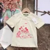 Kids Brand T-shirts Summer Tees Tops Baby Boys Girls Letters Printed Short Sleeves Tshirts Designer Children Clothing