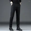 Men's Pants 2023 Spring Autumn Men Casual Korea Style Straight Fit Cotton Stretch Business Male Trousers Plus Size