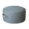 Pillow Futon Chair Tea Ceremony Washable Linen Cotton Cloth Thickened Round Pond