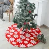 Decorações de Natal Tree Salia Snowflake Piso de tapete de tapete de tapete de tape