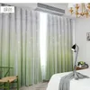 Curtain Modern Simple Gradient Color Double-layer Living Room Girl Bedroom Bay Window Curtains High-efficiency Blackout Drapes