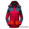 Jackets masculinos de inverno prático Mantenha quente lavável desempenho estável aquecimento casaco masculino homem unissex roupas aquecidas