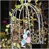 Party Decoration 2022 Spring Easter Decorations for Home Happy Egg Wood Hanging Pendant DIY Craft Supplies Drop Delivery Garden Fe Dhlzj