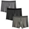 Underpants 3pcs/lot mens boxer 반바지 줄무늬 속옷을 원활하게 통기성 통기성 슬립 Homme cueca boxershorts 팬티 트렁크 3xl