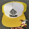 Rhude Baseball Cap bordado Rhude Baseball Cap Men Women Rhude Sun Chapé Lastreio solar Capéu de designer ajustável ao ar livre Snapback 320